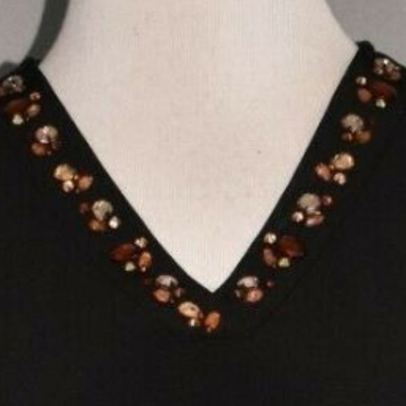 Susan Graver Artisan Liquid Knit Short-Sleeve Top Medium - Picture 2 of 3